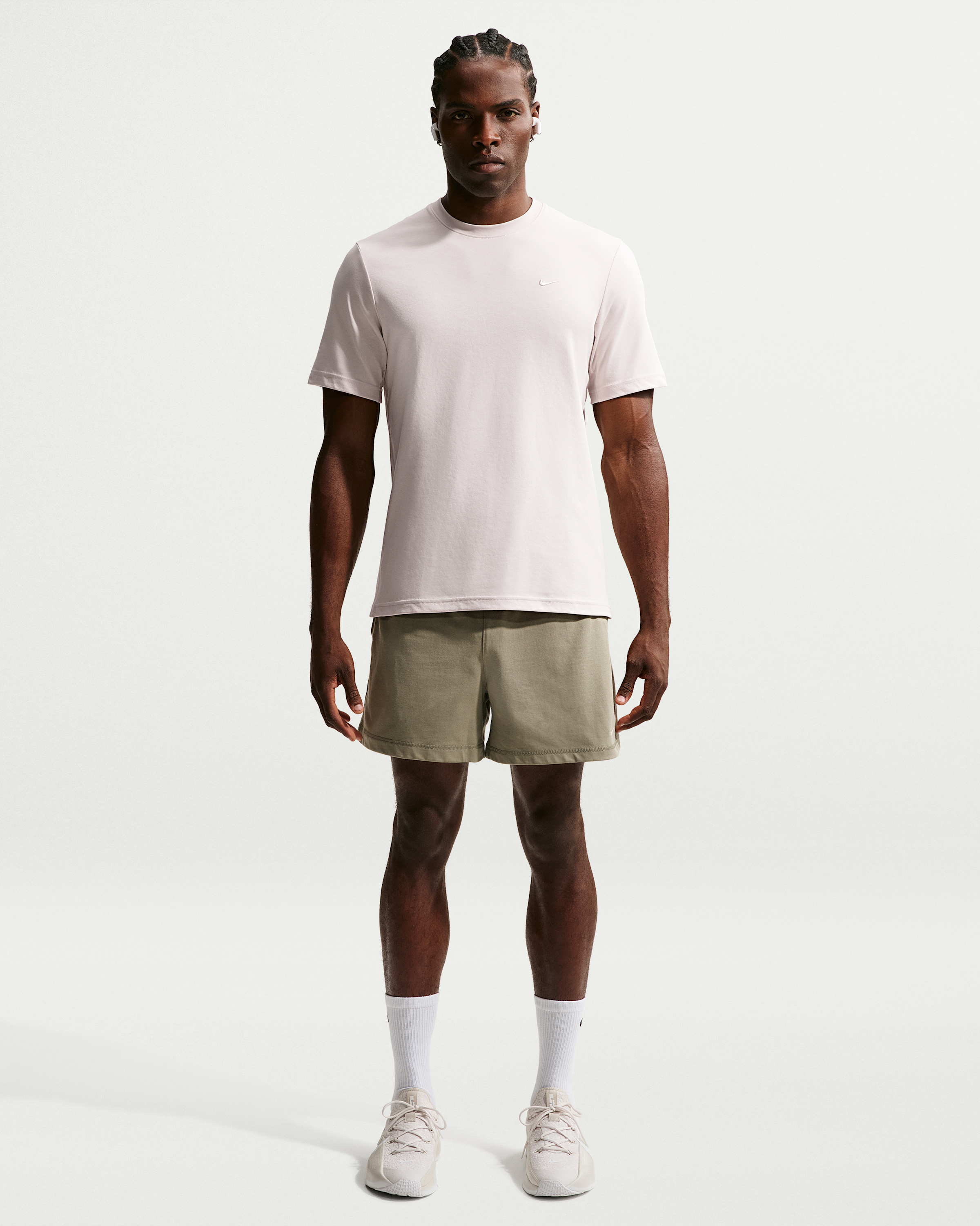 Nike Primary Men's Dri-FIT Short-sleeve Versatile Top - Light Orewood Brown/Light Orewood Brown - View 4