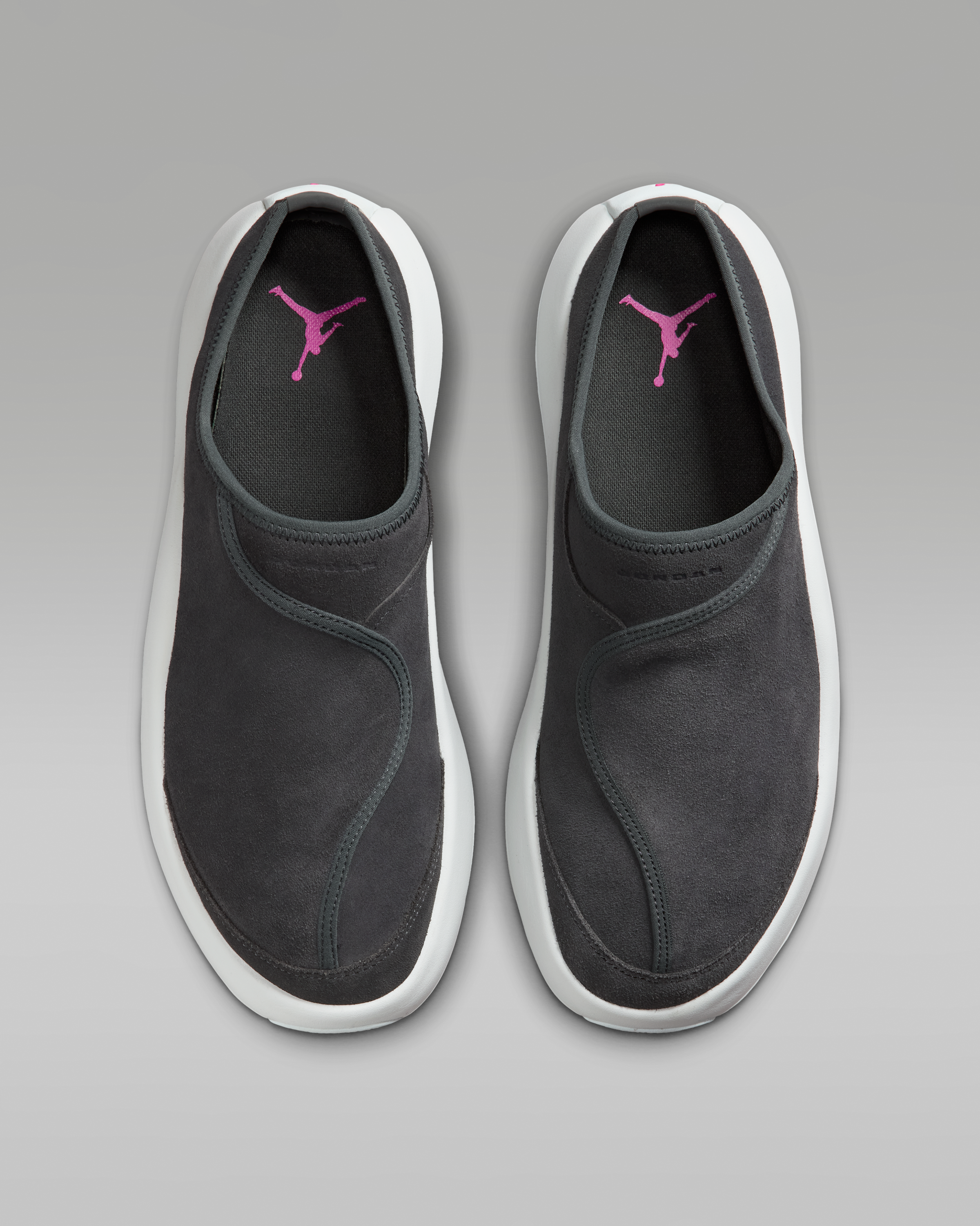 Jordan Future Men's Mules - Anthracite/Off-White/Fire Pink - View 4