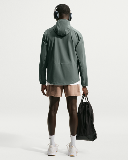 Nike Unlimited Men's Repel Hooded Versatile Jacket - Camo Green/Black/Camo Green - View 5