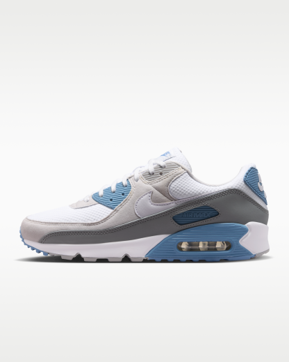 Nike Air Max 90 Men's Shoes - White/Light Smoke Grey/Photon Dust/White - View 1