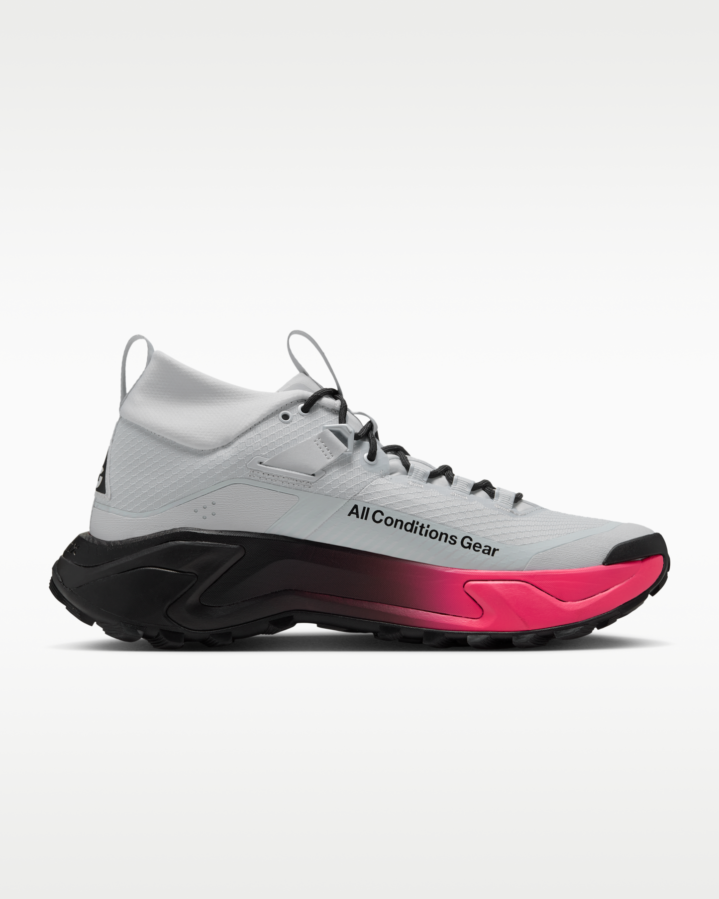 ACG Zegama Hike Men's Hiking Shoes - Pure Platinum/Black/Hyper Pink/Purple Dynasty - View 3