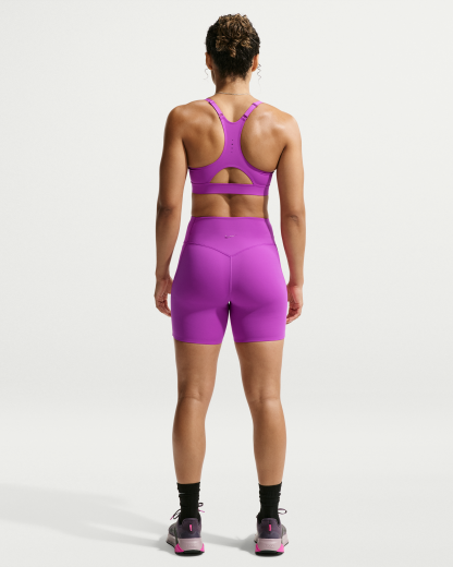 Nike Universa Pulse Women's Medium-Support Padded Sports Bra - Vivid Purple/Vivid Purple - View 5