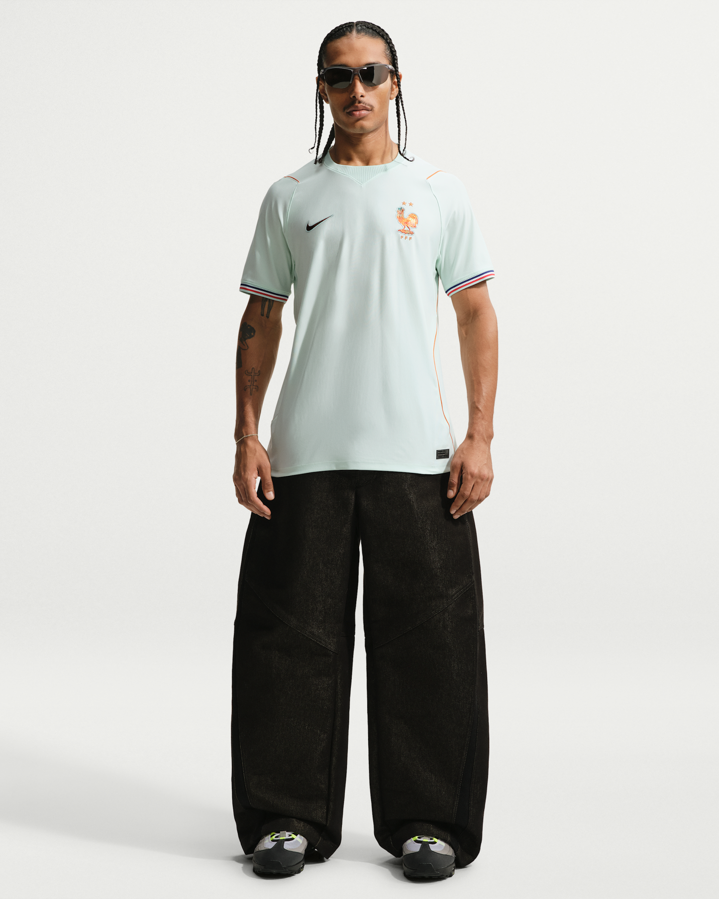 France National Team 2026 Stadium Away Men's Nike Dri-FIT Football Shirt - Igloo/Monarch/Monarch - View 4