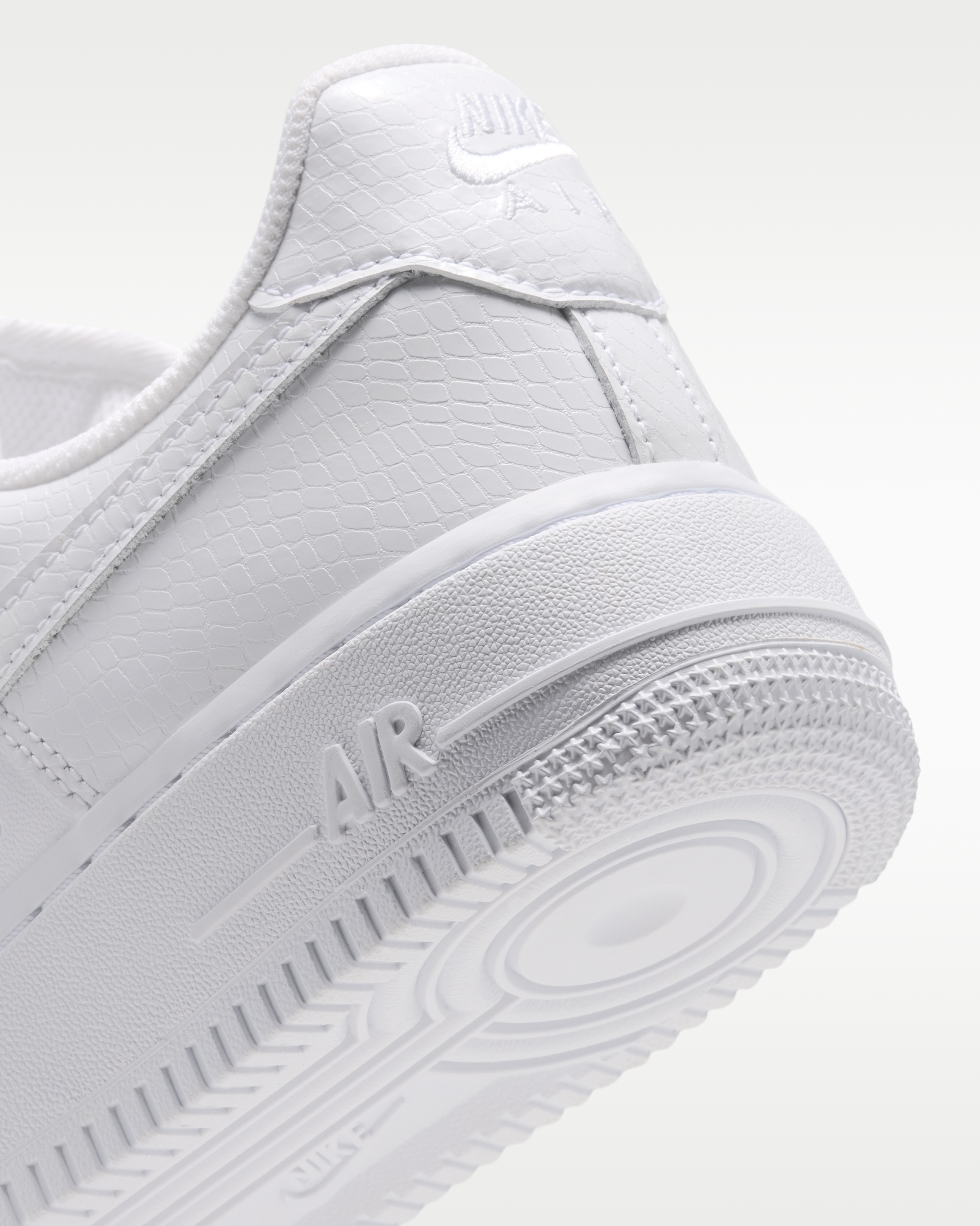 Nike Air Force 1 '07 Women's Shoes - White/Metallic Silver/White - View 8
