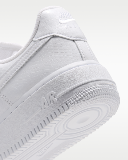 Nike Air Force 1 '07 Women's Shoes - White/Metallic Silver/White - View 8