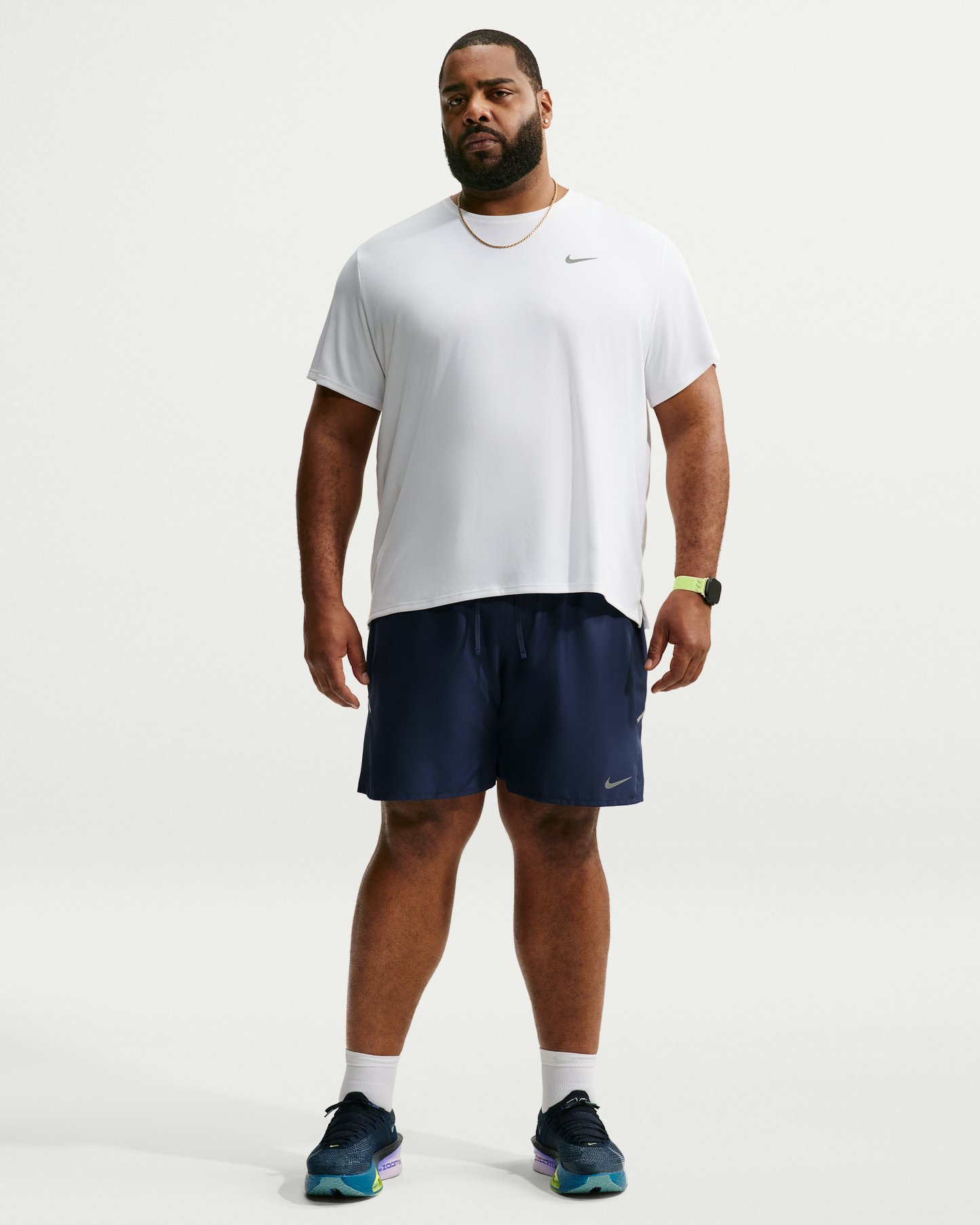 Nike Miler Men's Dri-FIT 18cm (approx.) Brief-Lined Running Shorts - Midnight Navy/Midnight Navy - View 6