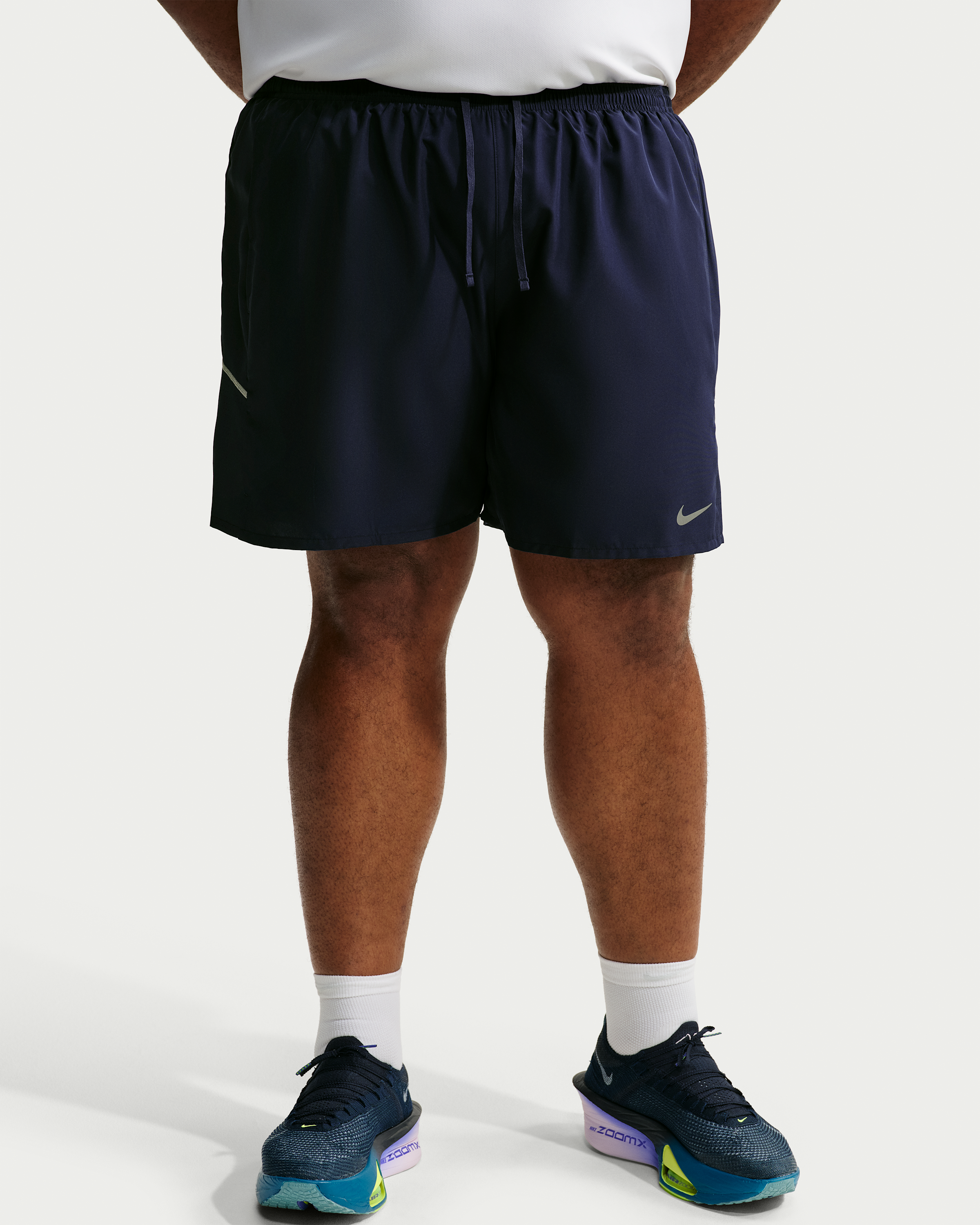 Nike Miler Men's Dri-FIT 18cm (approx.) Brief-Lined Running Shorts - Midnight Navy/Midnight Navy - View 7
