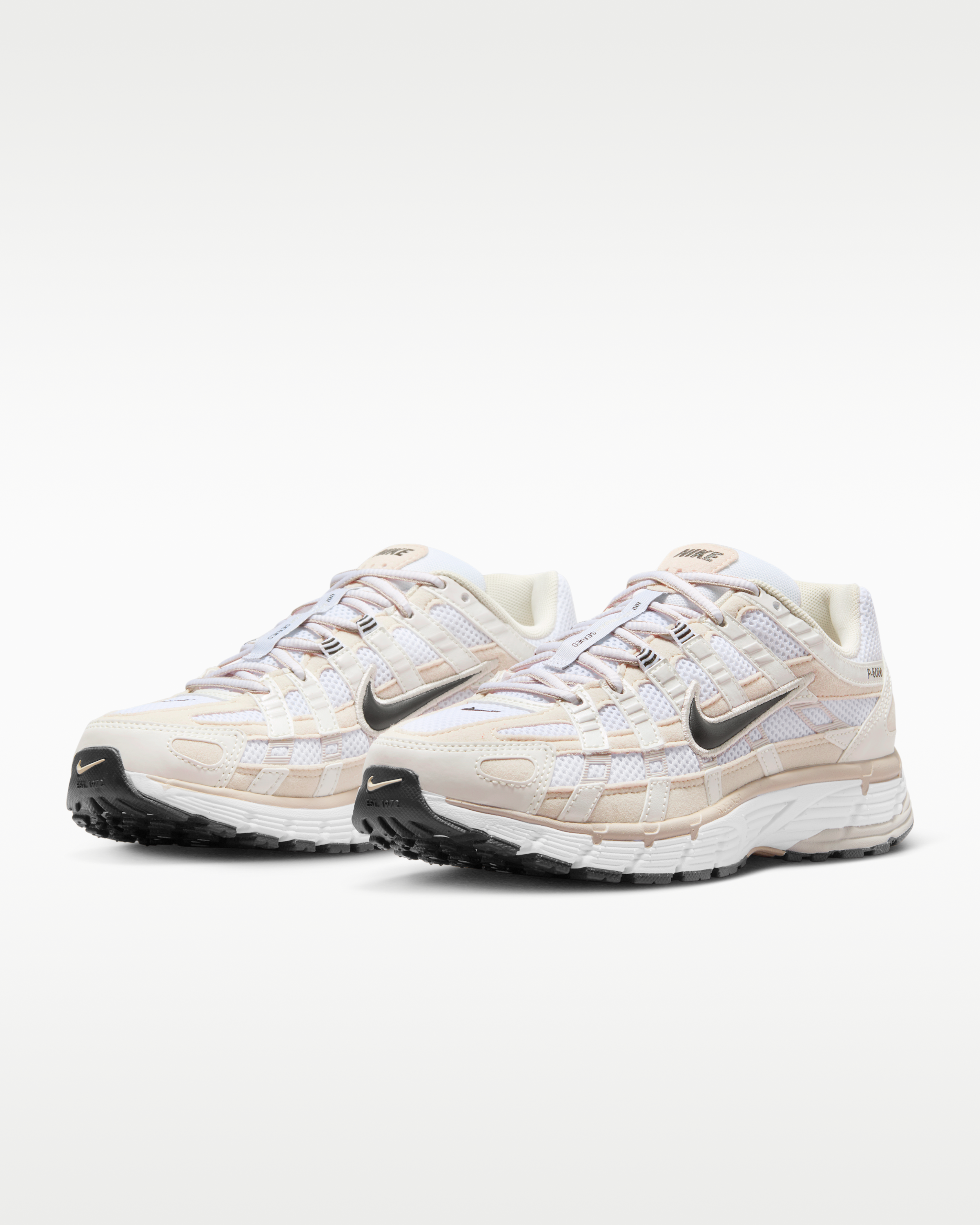 Nike P-6000 Women's Shoes - Light Orewood Brown/White/Metallic Summit White/Black - View 5