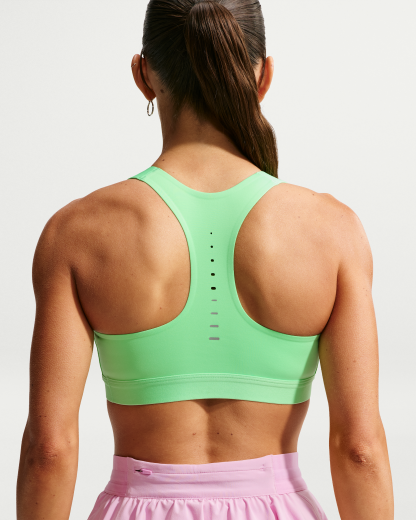 Nike Swift Women's High-Support Lightly Lined Sports Bra - Illusion Green - View 2