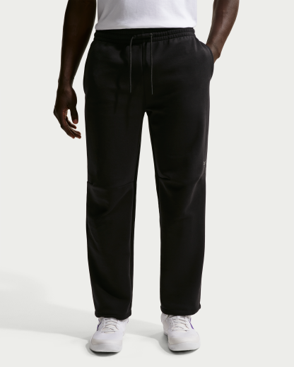 Kobe Men's Dri-FIT Fleece Basketball Trousers - Black/Black - View 2