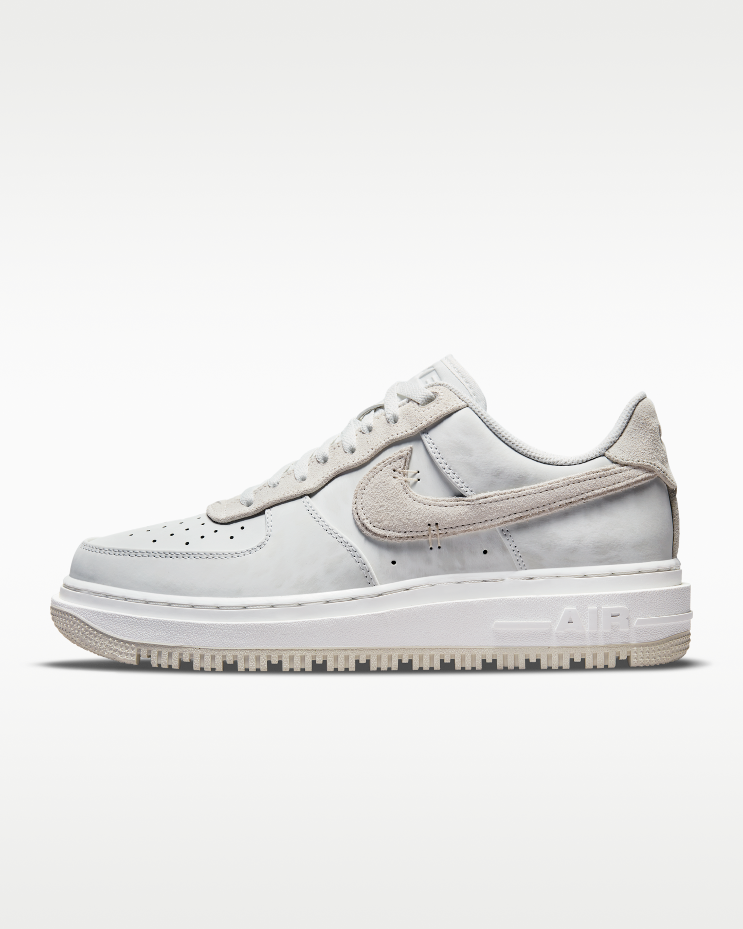 Nike Air Force 1 Luxe Men's Shoes - Summit White/Light Bone/Summit White - View 1