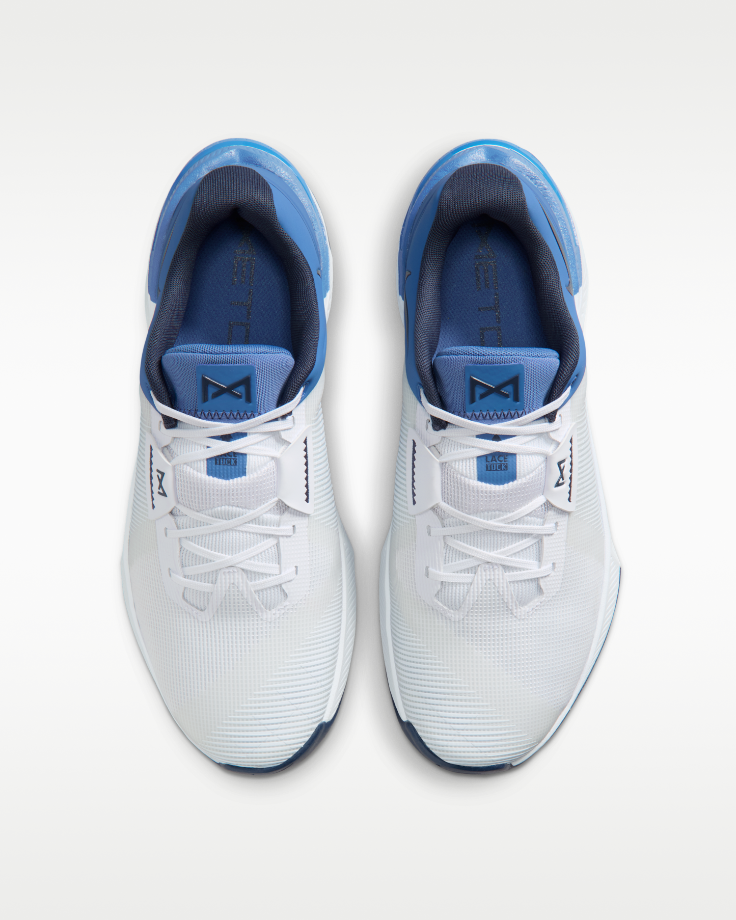 Nike Metcon 10 Men's Workout Shoes - White/Indigo Storm/Volt/Thunder Blue - View 4