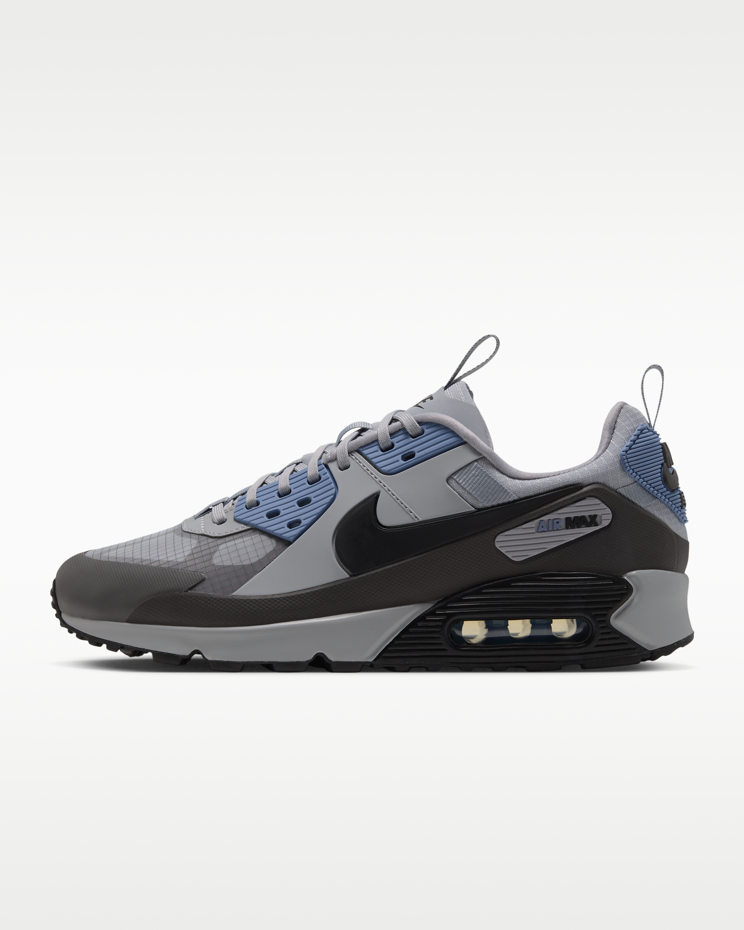 Nike Air Max 90 Drift Men's Shoes - Medium Ash/Work Blue/Wolf Grey/Black - View 1