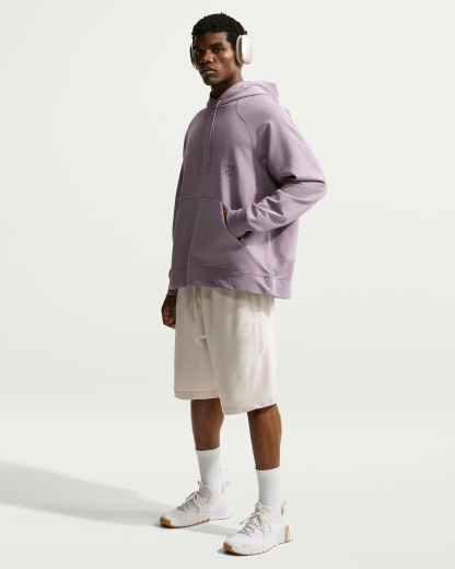 Nike N.A.C. Men's Dri-FIT Oversized Fleece Training Hoodie - Purple Smoke/Purple Smoke - View 4
