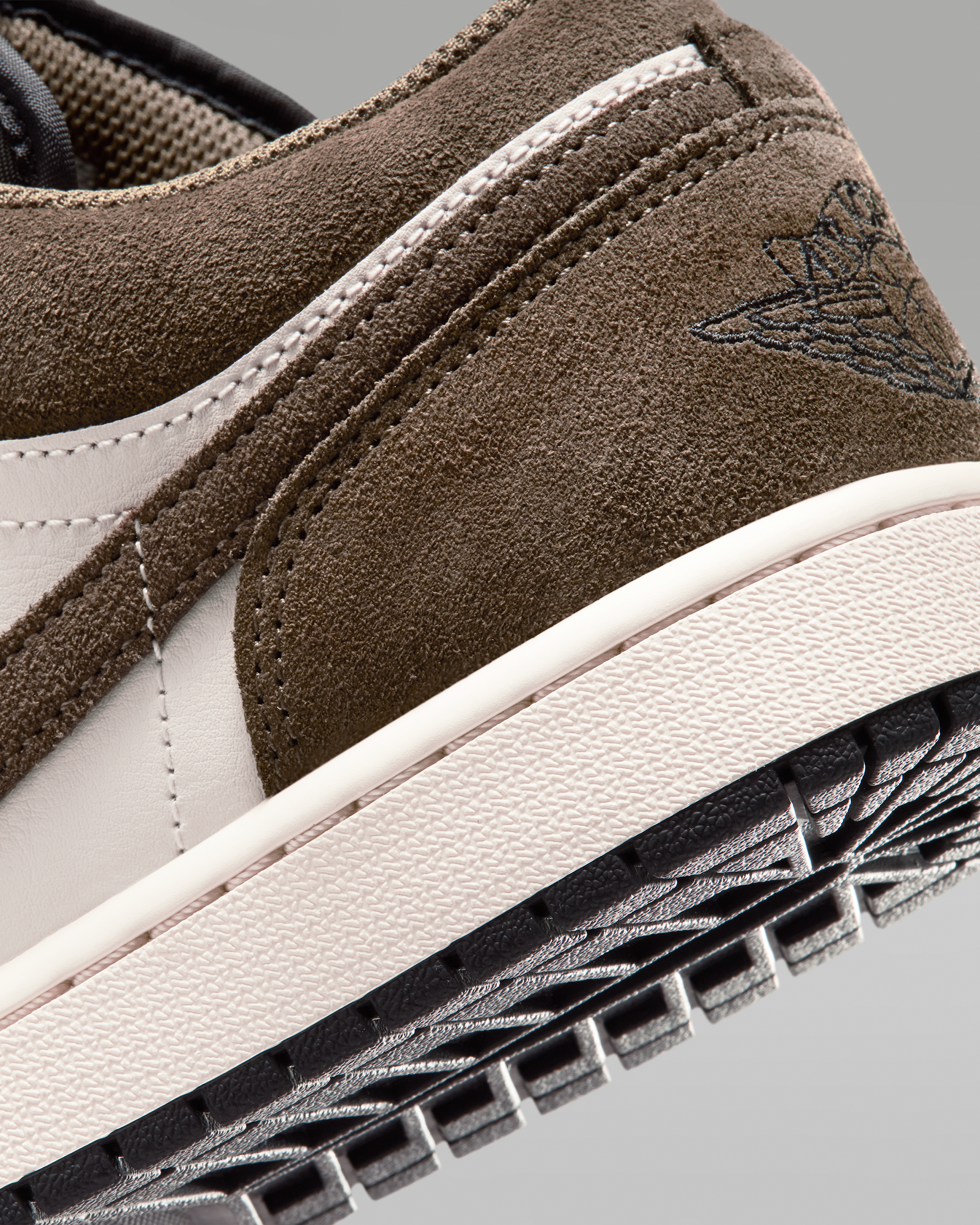 Air Jordan 1 Low Men's Shoes - Palomino/Phantom/Sail/Black - View 8