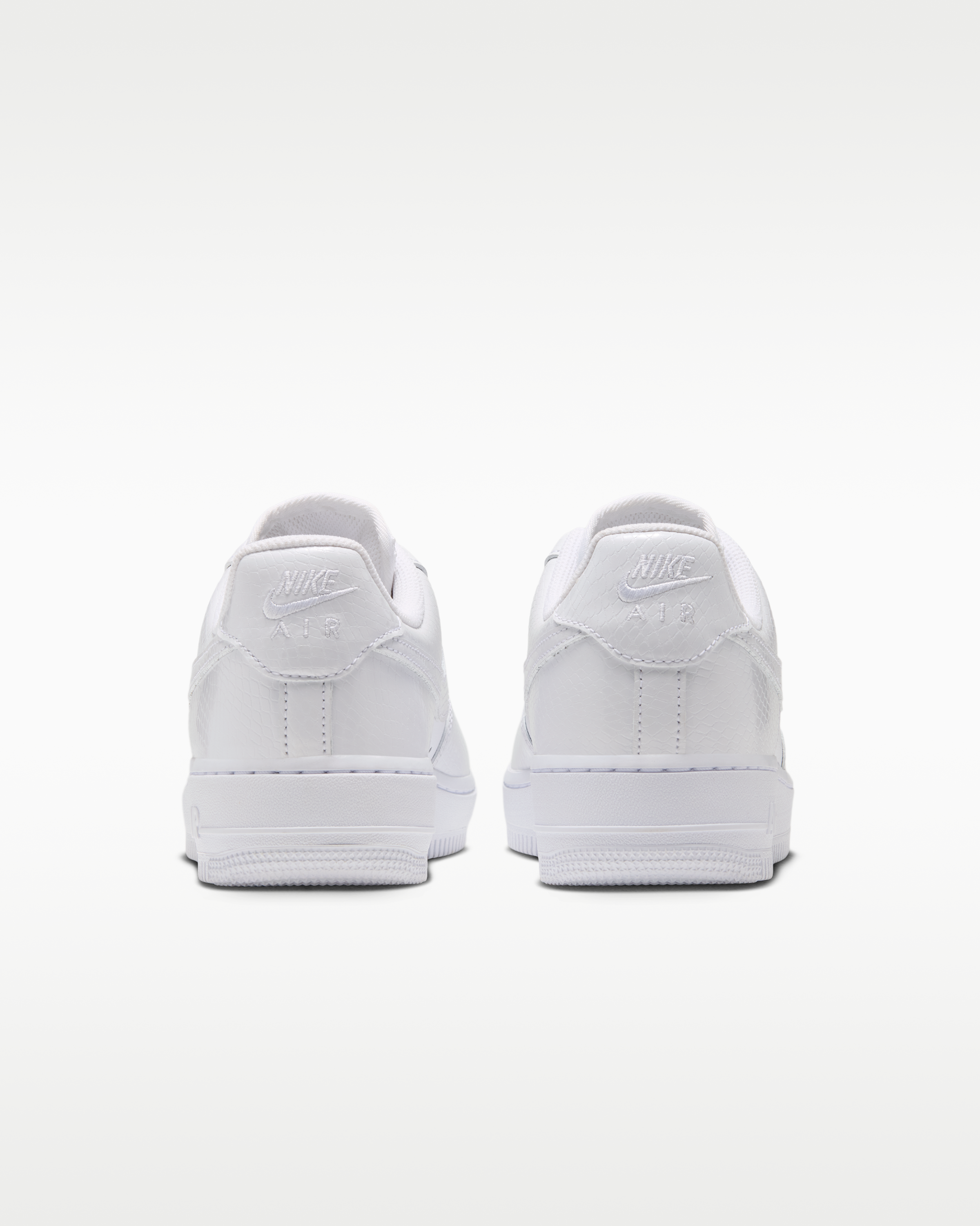 Nike Air Force 1 '07 Women's Shoes - White/Metallic Silver/White - View 6