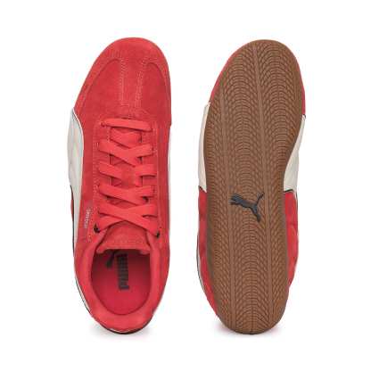 Scuderia Ferrari Speedcat Sneakers Unisex - Rosso Corsa-Vapor Gray - Image 4