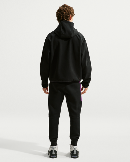 Nike Tech Men's Fleece Joggers - Black/Viotech - View 5