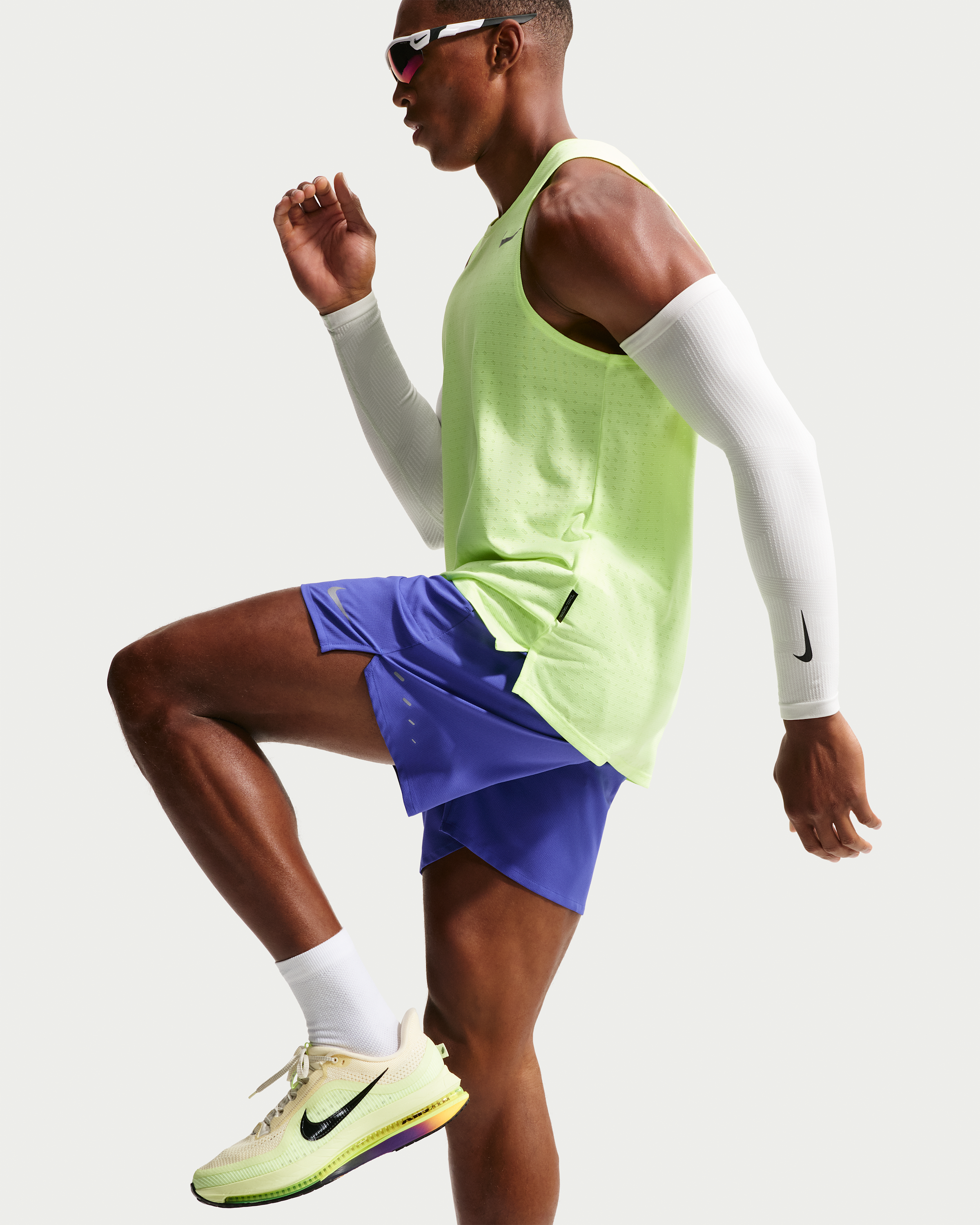 Nike Stride Men's Dri-FIT 18cm (approx.) Briefs-Lined Running Shorts - Lapis - View 4