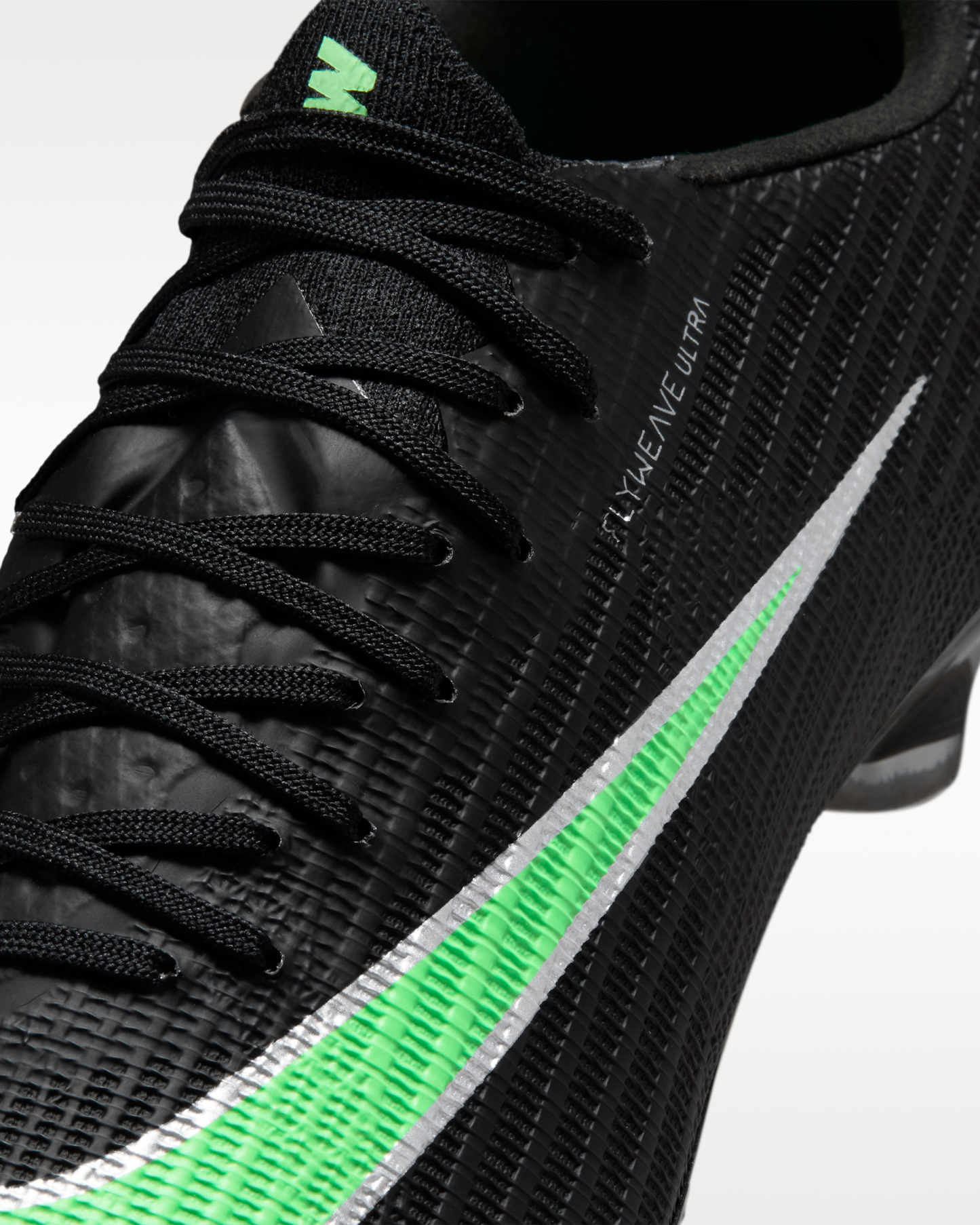 Nike Mercurial Superfly 11 Elite Artificial-Grass Low-Top Football Boots - Black/Black/Illusion Green - View 8