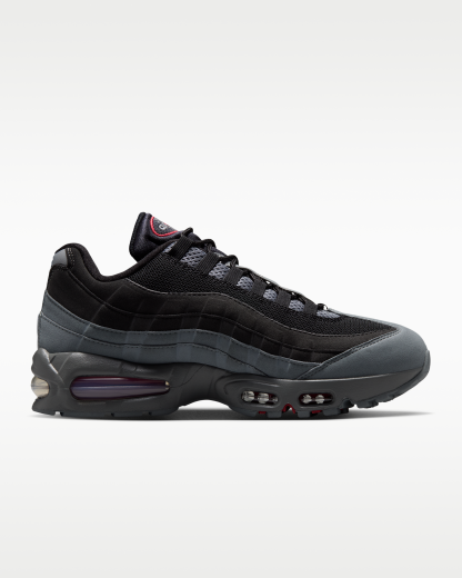 Nike Air Max 95 Big Bubble 'OG' Men's Shoes - Black/Smoke Grey/Dark Smoke Grey/Tough Red - View 3