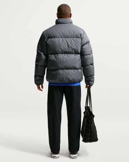 Nike Sportswear Club Men's Therma-FIT Down Puffer Jacket - Iron Grey/White - View 5