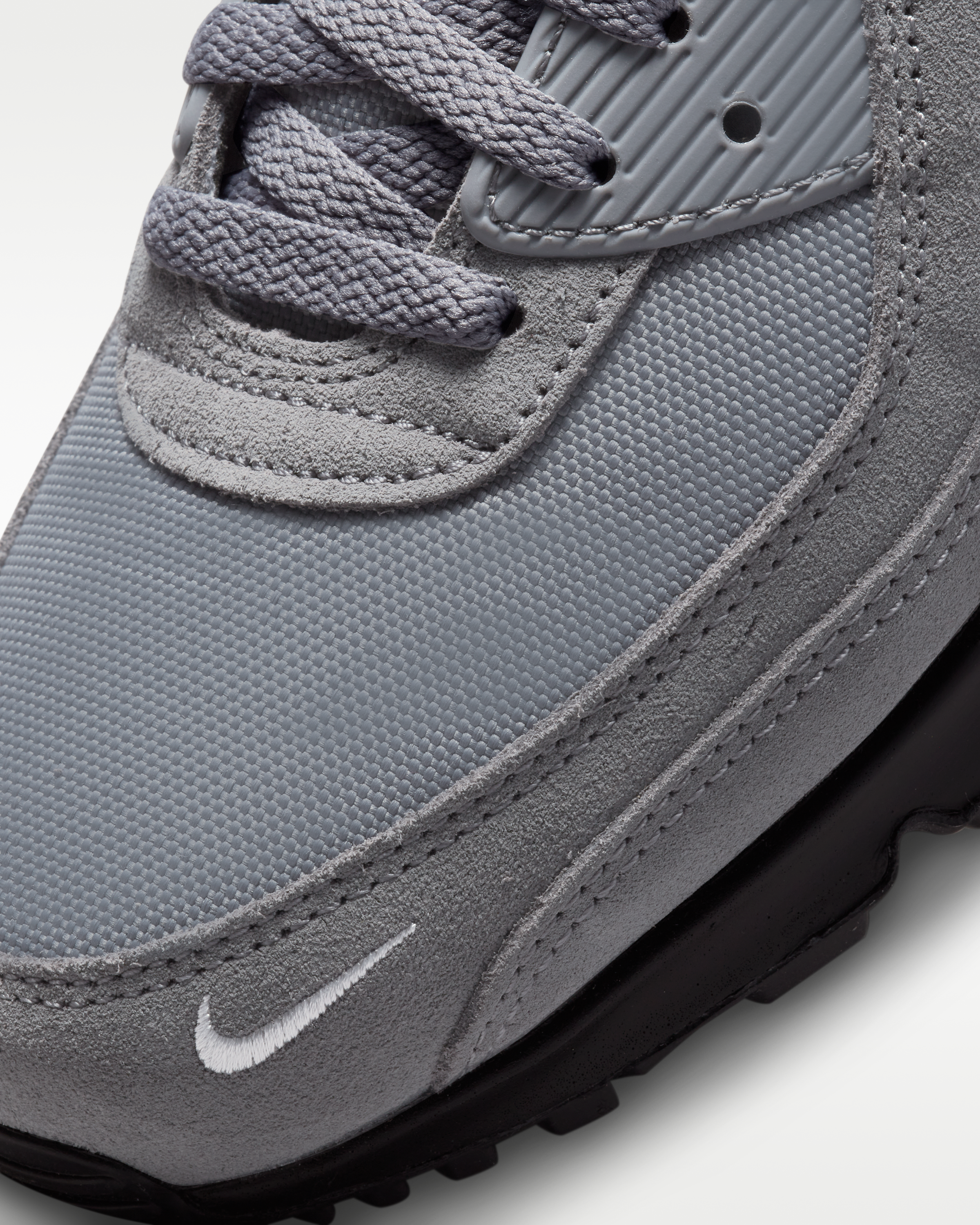 Nike Air Max 90 Men's Shoes - Smoke Grey/Light Photo Blue/Metallic Silver/Black - View 7