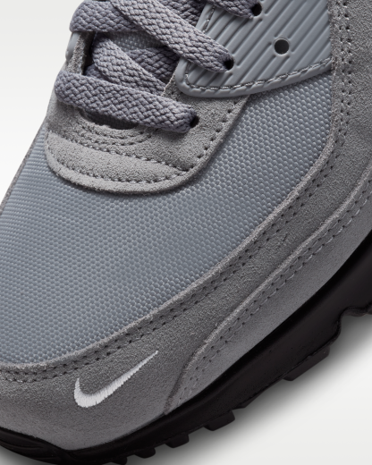 Nike Air Max 90 Men's Shoes - Smoke Grey/Light Photo Blue/Metallic Silver/Black - View 7
