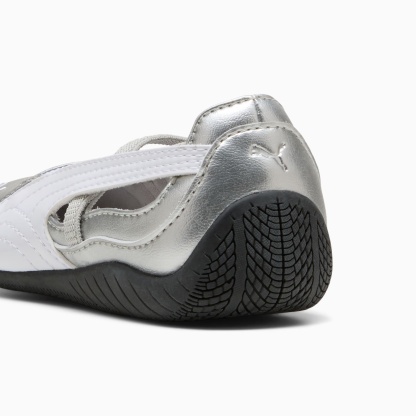 Speedcat Ballet Metallic Sneakers Kids - Ash Gray-PUMA White - Image 3