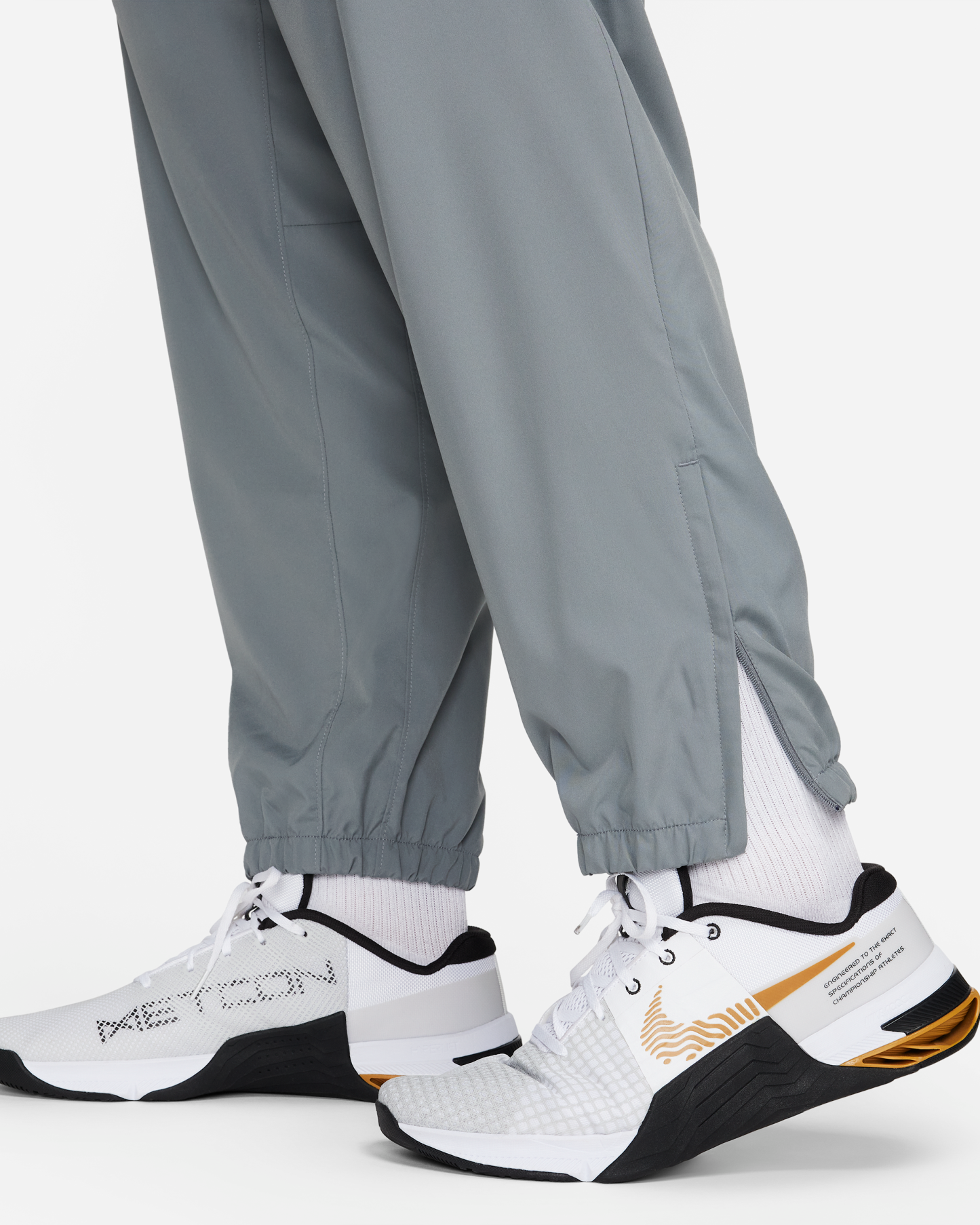 Nike Form Men's Dri-FIT Tapered Versatile Trousers - Smoke Grey/Black - View 12