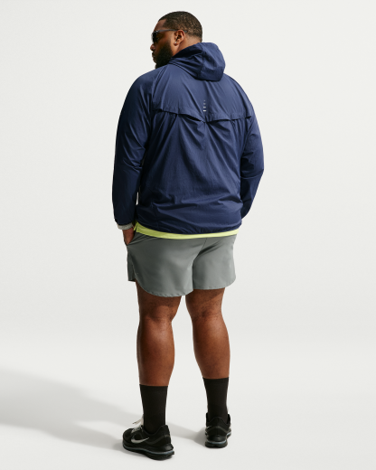 Nike Stride Men's Repel UV Running Jacket - Midnight Navy/Midnight Navy - View 11