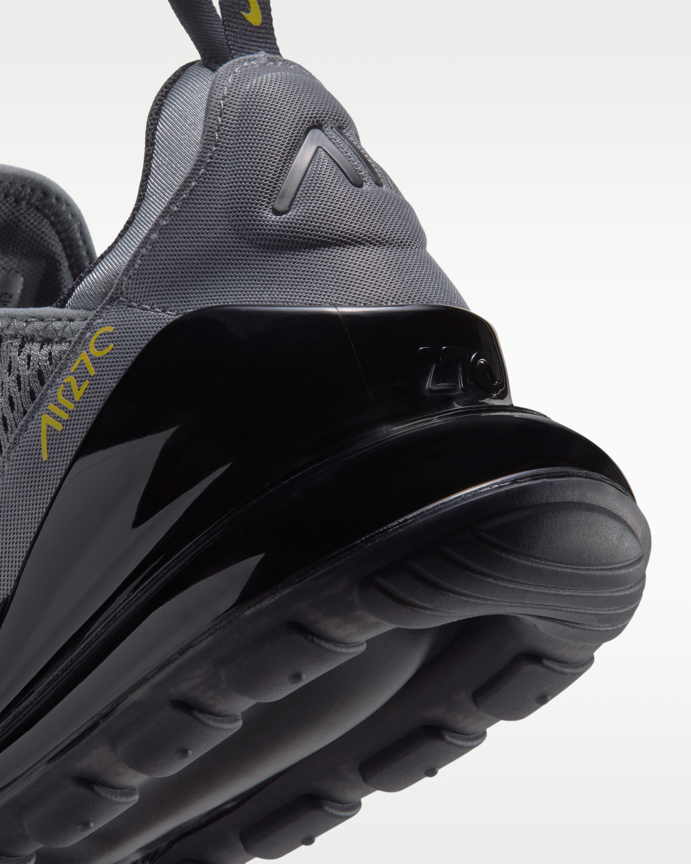Nike Air Max 270 Men's Shoes - Smoke Grey/Chrome Yellow/Dark Smoke Grey/Black - View 8