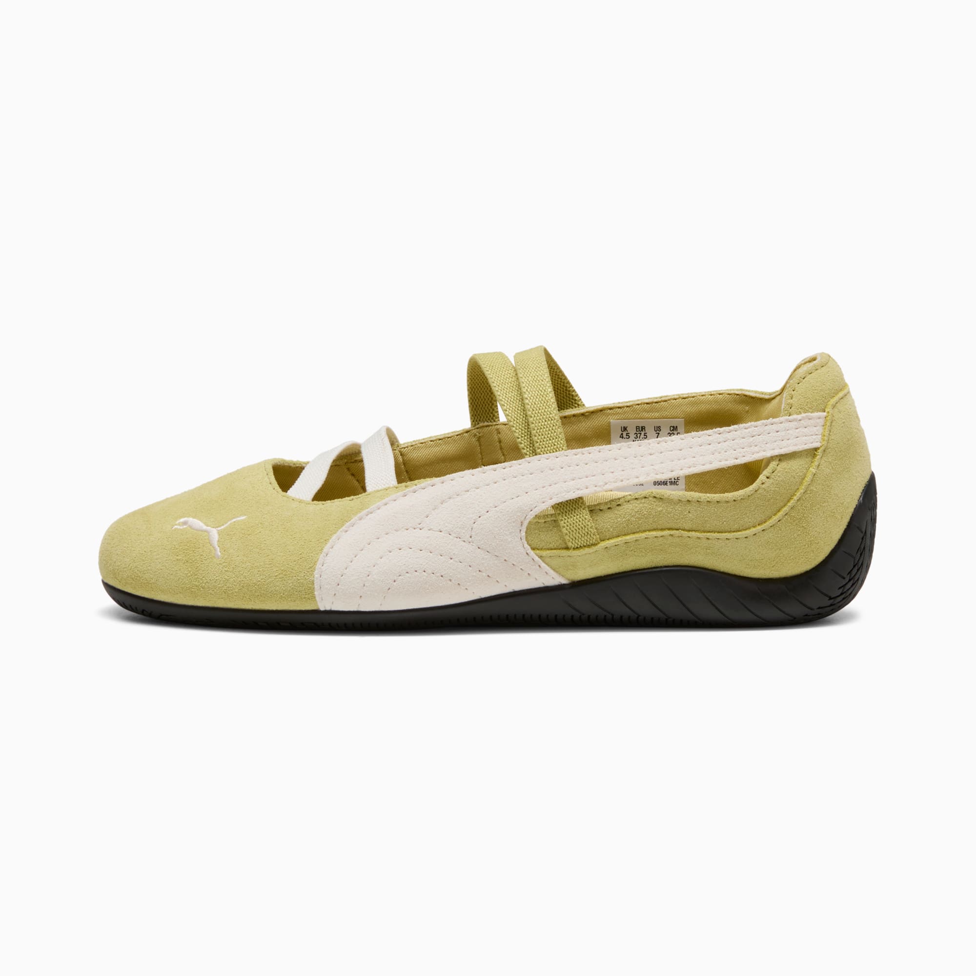 Speedcat Suede Ballet Shoes Women - Rustic Olive-PUMA Black - Image 1
