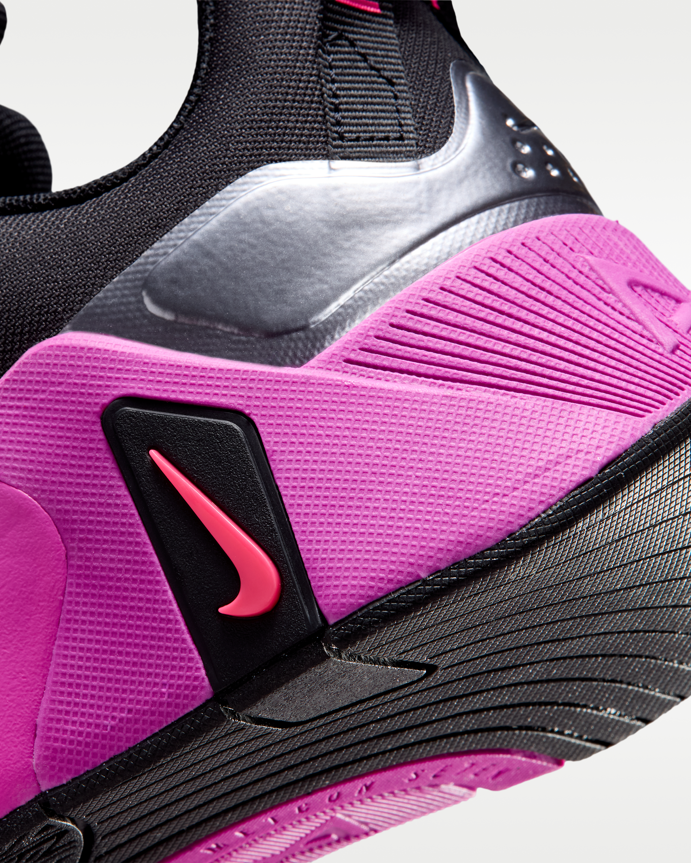 Nike Free Metcon 7 Women's Training Shoes - Black/Hyper Pink/Metallic Cool Grey/Fuchsia Blast - View 8