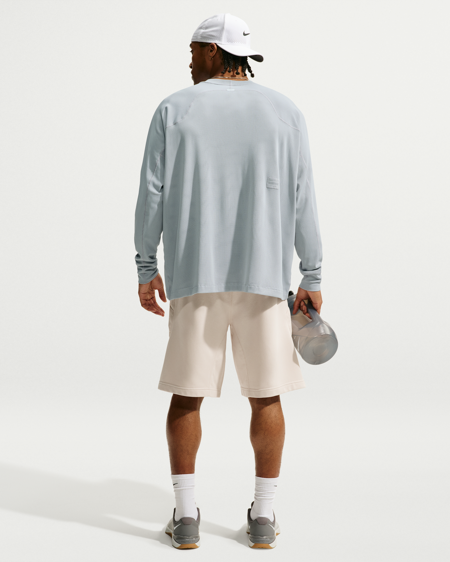 Nike N.A.C. Men's Dri-FIT Long-Sleeve Top - Light Smoke Grey/Light Smoke Grey - View 5