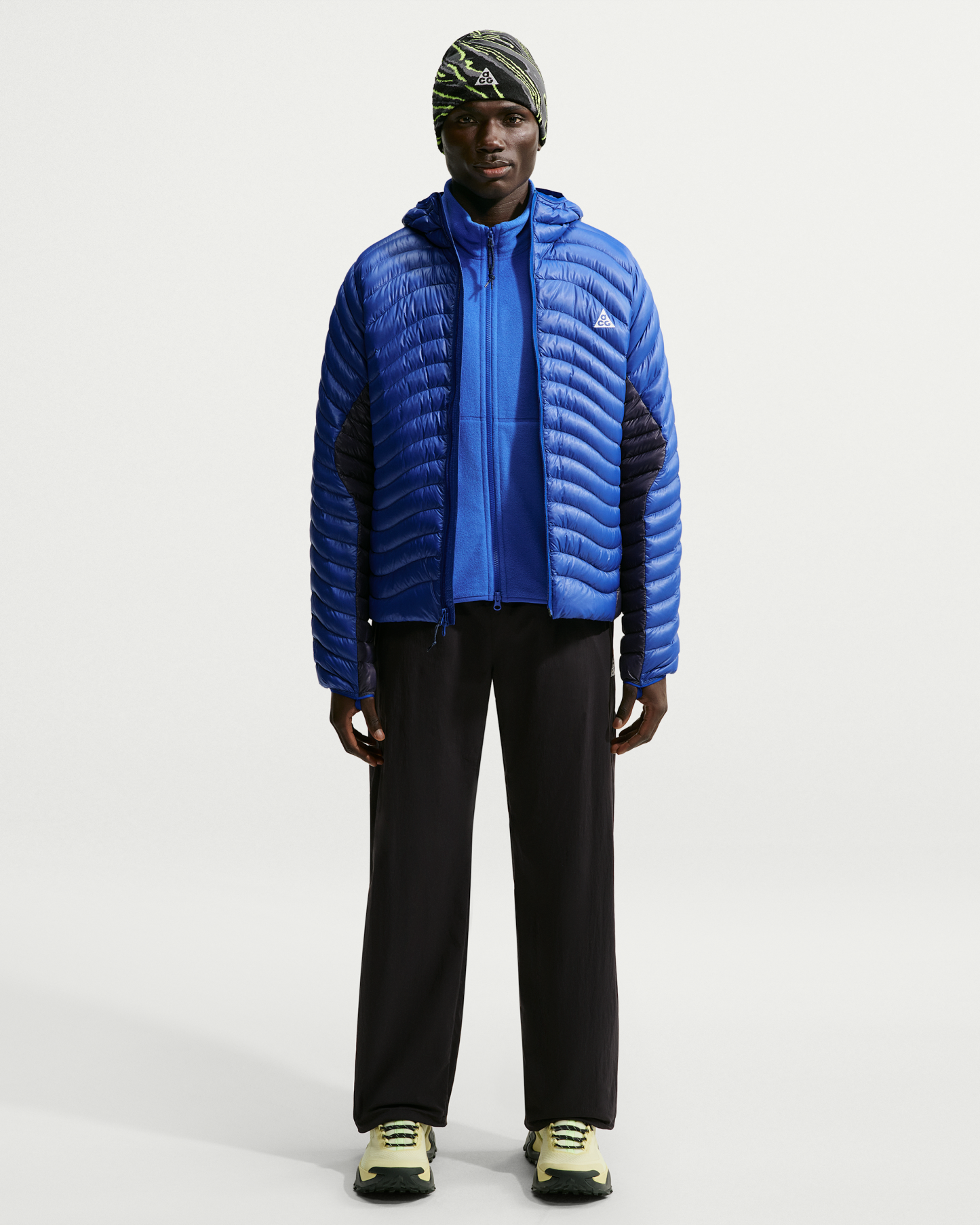 ACG Lava Flow Ultralight Men's Therma-FIT ADV Down Jacket - Old Royal/Gridiron/Game Royal/Summit White - View 4