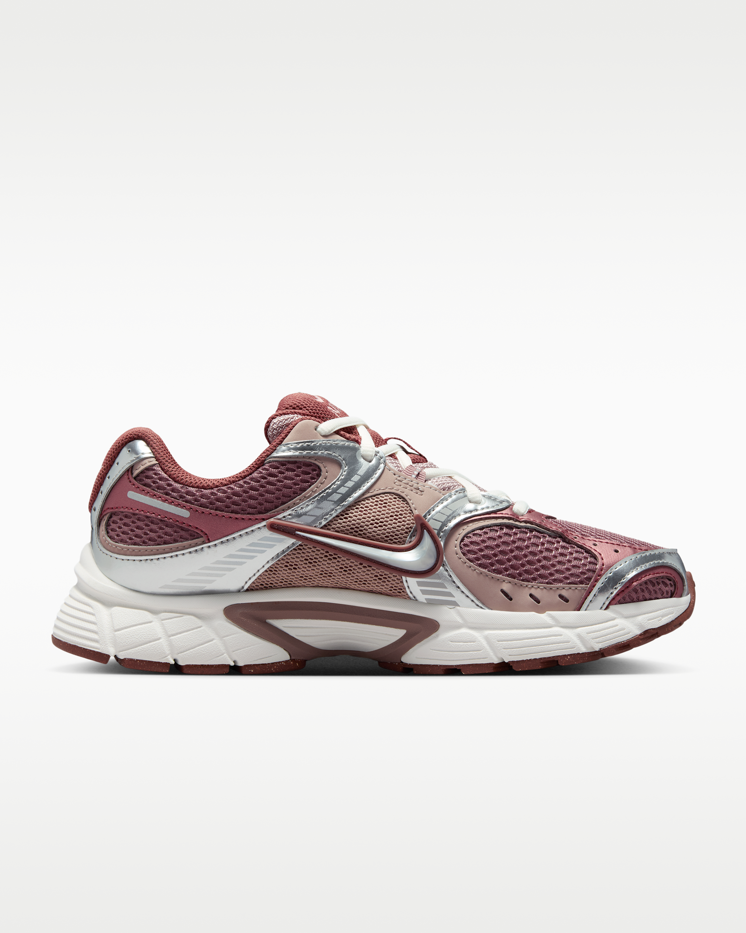 Nike V5 RNR Women's Shoes with Reflective Design Accents - Smokey Mauve/Red Sepia/Malt/Metallic Silver - View 3