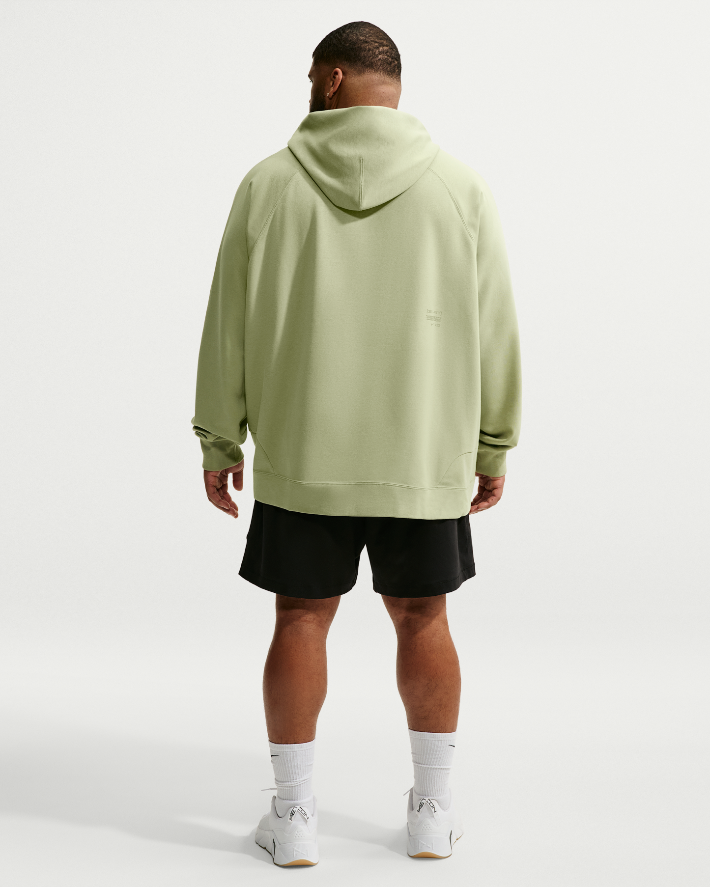 Nike N.A.C. Men's Dri-FIT Oversized Fleece Training Hoodie - Dusty Olive/Dusty Olive - View 10