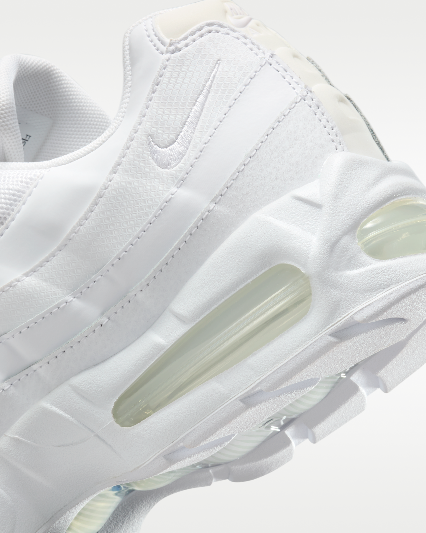 Nike Air Max 95 Big Bubble Men's Shoes - White/White/Pure Platinum/White - View 8