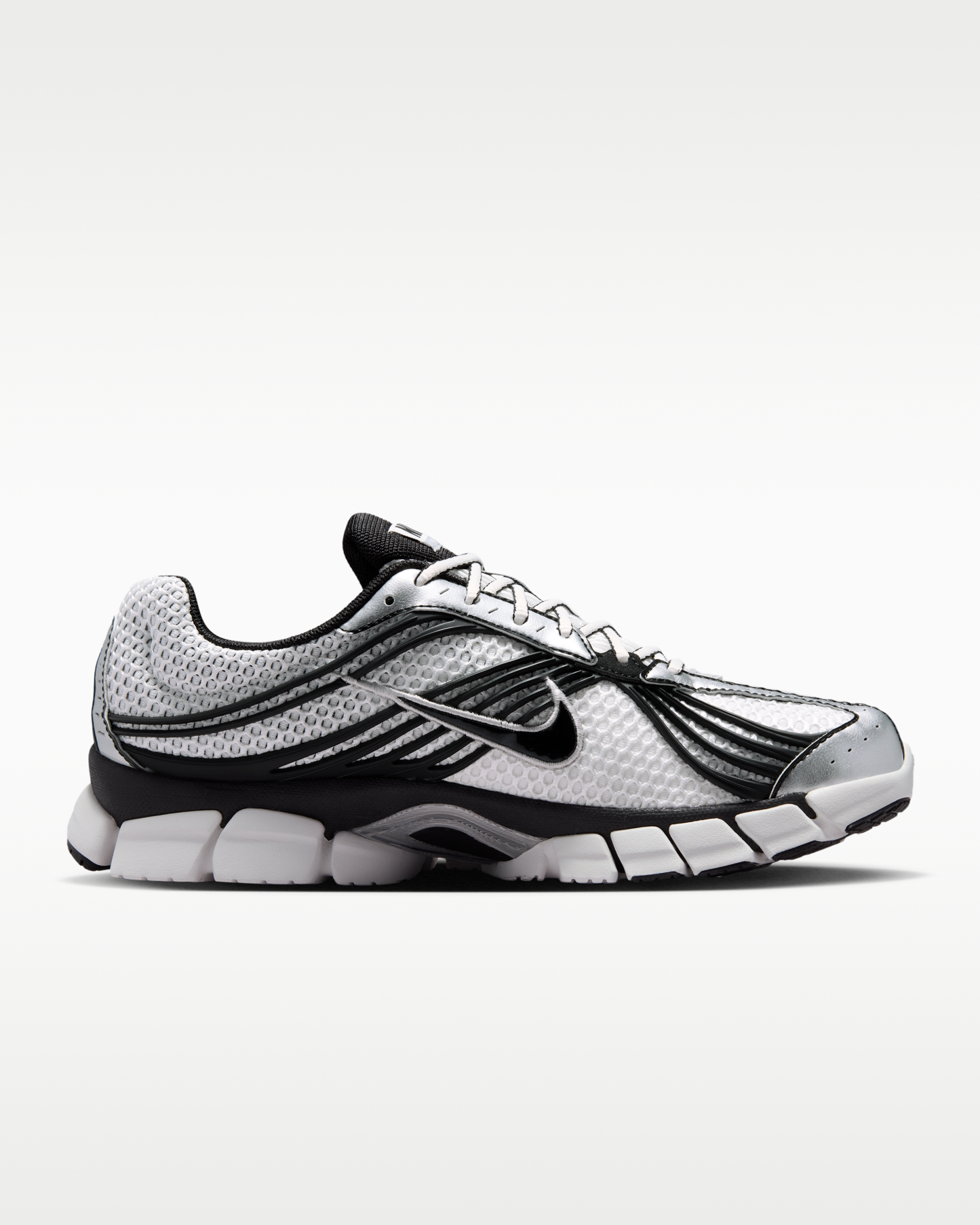 Nike Zoom Skylon 11 Men's Shoes - Summit White/Black/Light Smoke Grey/Metallic Silver - View 3