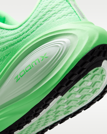 Nike Vomero Plus Women's Road Running Shoes - White/Illusion Green/Cucumber Calm/Metallic Silver - View 8