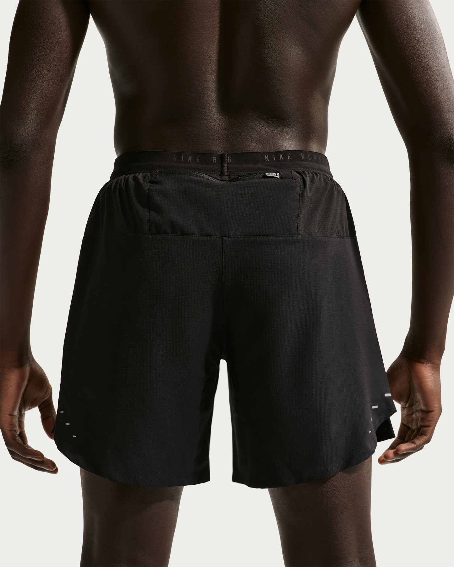 Nike Stride Men's Dri-FIT 18cm (approx.) 2-in-1 Running Shorts - Black - View 3