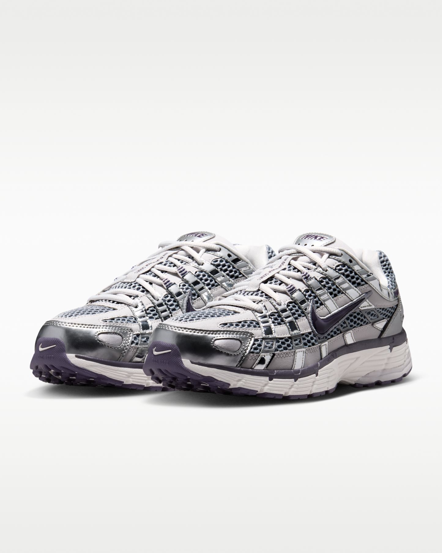 Nike P-6000 Women's Shoes - Vast Grey/Metallic Silver/Stealth/Dark Raisin - View 5