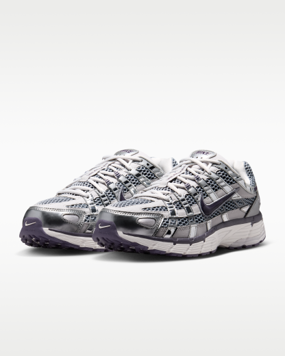 Nike P-6000 Women's Shoes - Vast Grey/Metallic Silver/Stealth/Dark Raisin - View 5