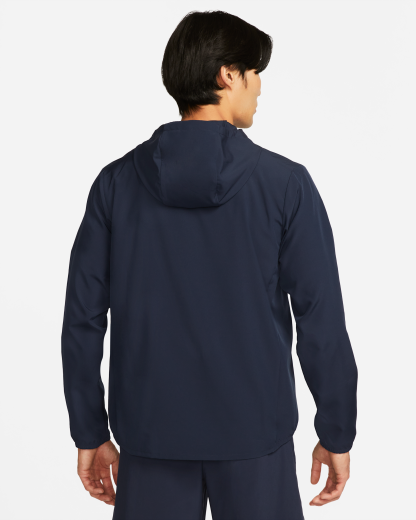 Nike Form Men's Dri-FIT Hooded Versatile Jacket - Obsidian - View 2