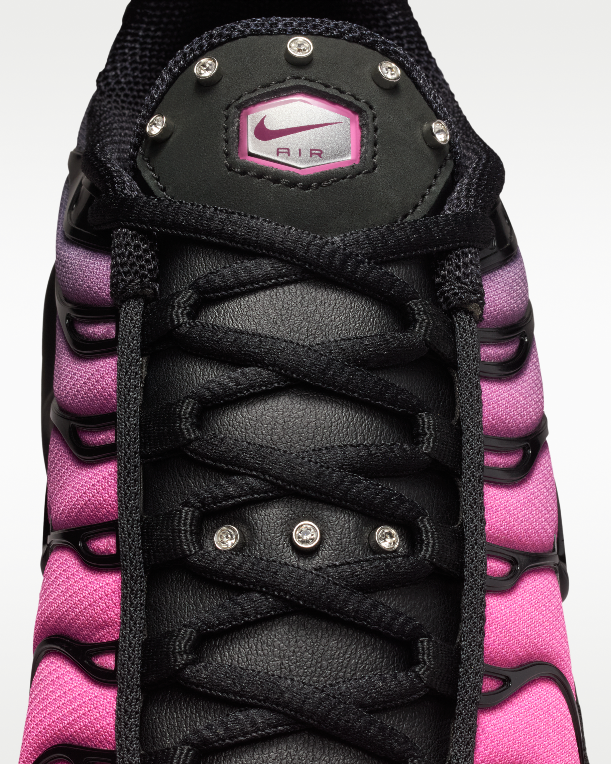 Nike Air Max Plus Women's Shoes - Black/Metallic Silver/Peony - View 9