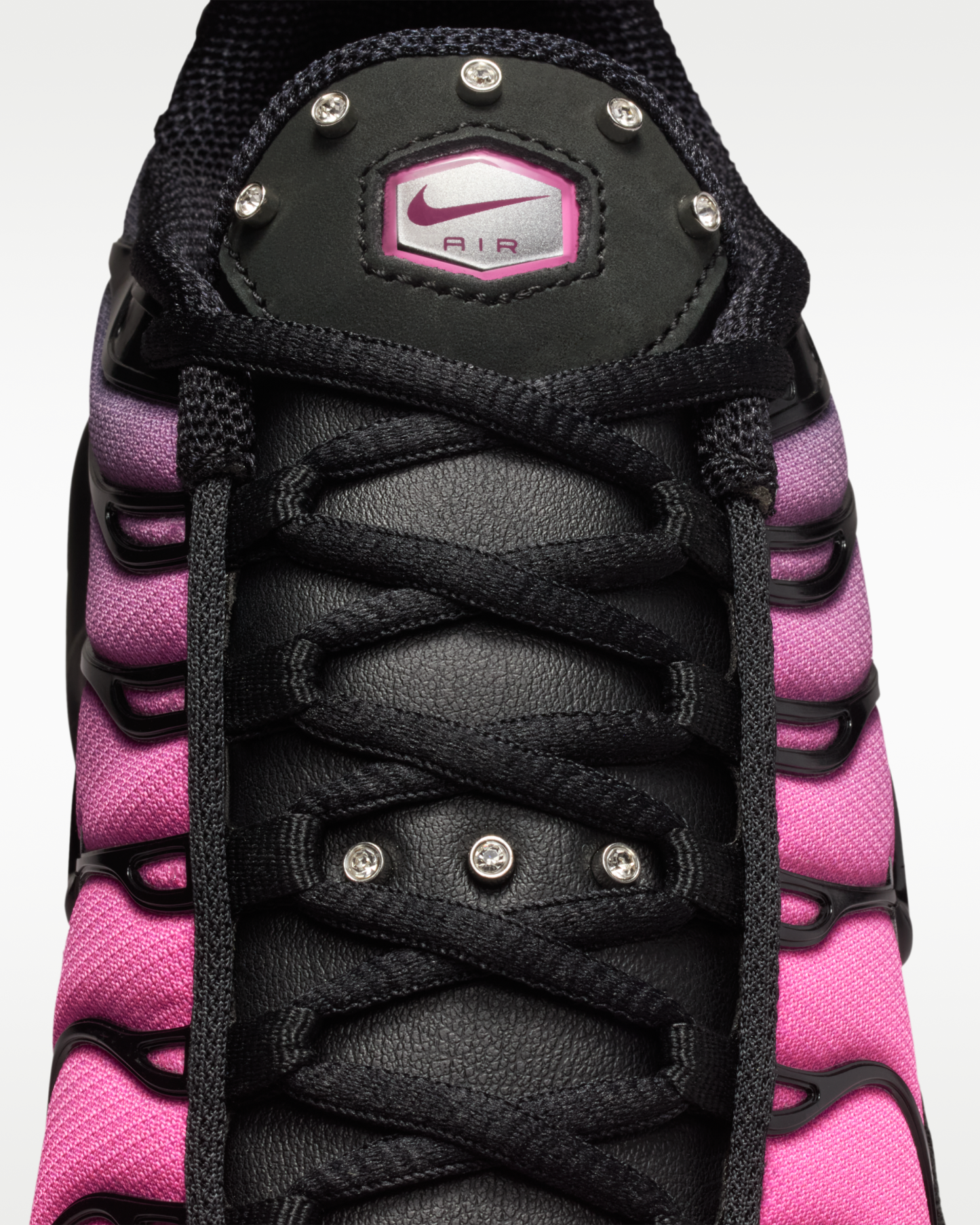 Nike Air Max Plus Women's Shoes - Black/Metallic Silver/Peony - View 9