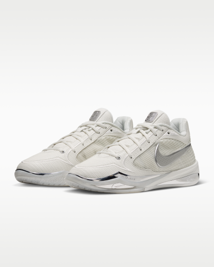 Sabrina 4 'White Label LX' Basketball Shoes - Sail/Sail/Metallic Silver - View 5