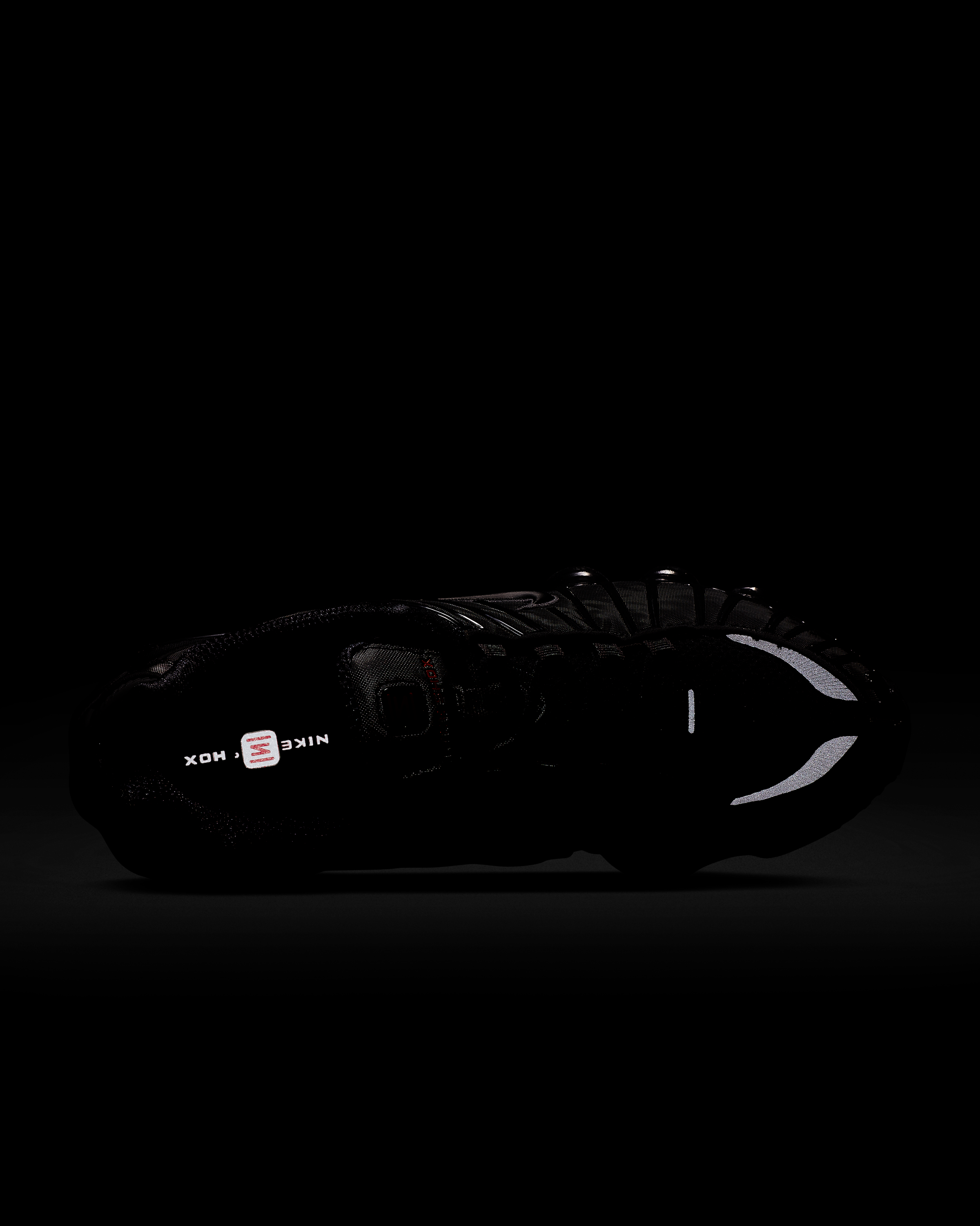 Nike Shox TL Men's Shoes - Black/Metallic Hematite/Max Orange/Black - View 7