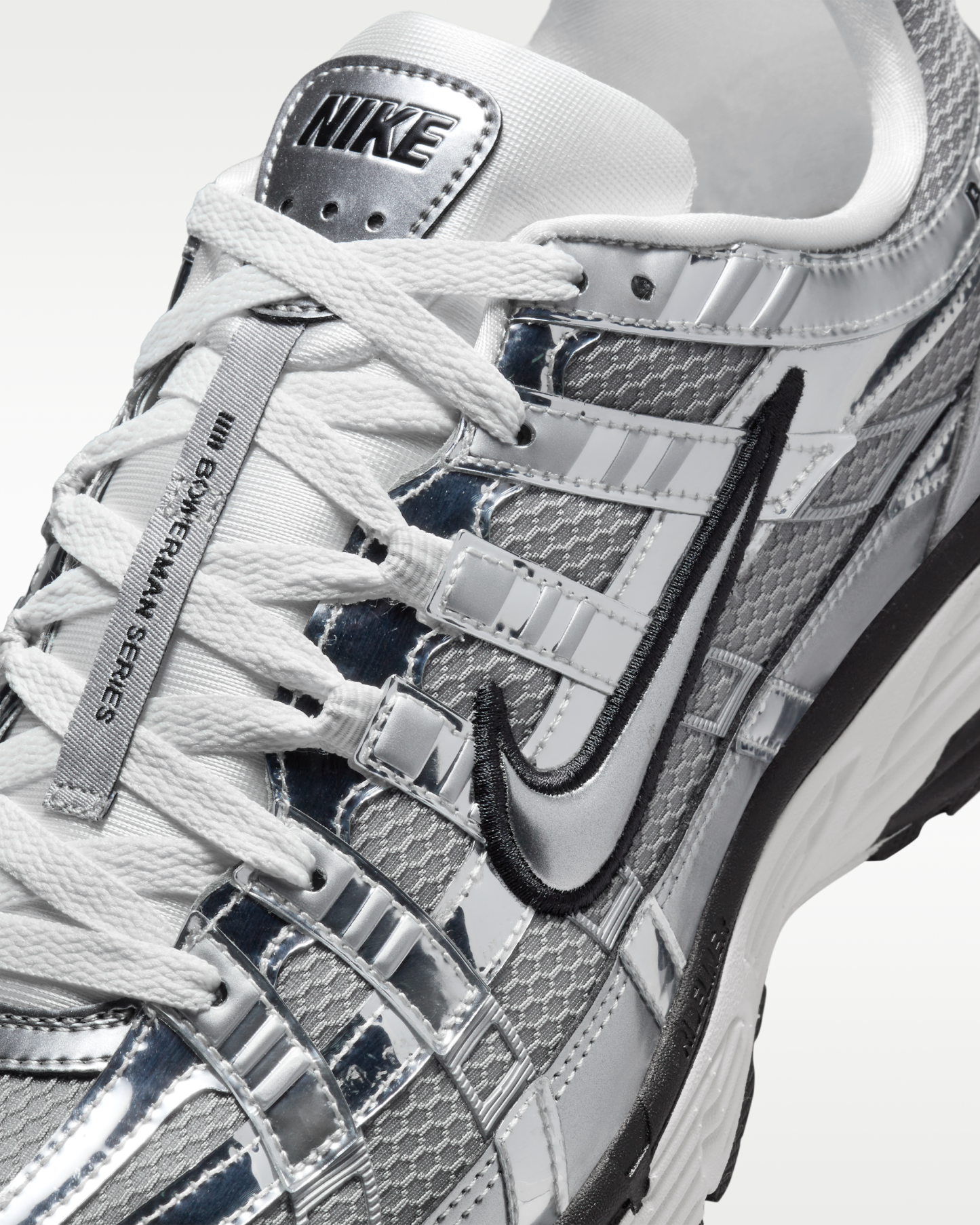 Nike P-6000 Shoes - Metallic Silver/Sail/Black/Metallic Silver - View 7